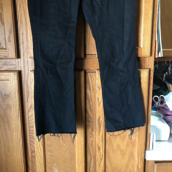 Everlane Classic High Rise Straight Ankle Jeans Frayed Hem - 29 - Picture 5 of 12